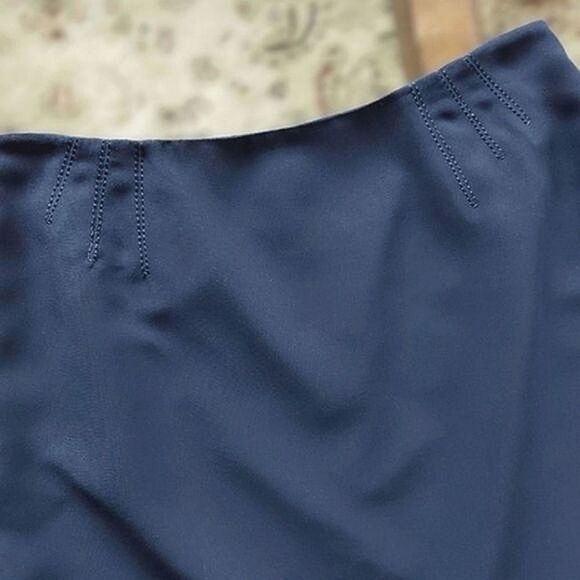 Vtg 90s/Y2K navy Precis office pencil skirt - Picture 5 of 12